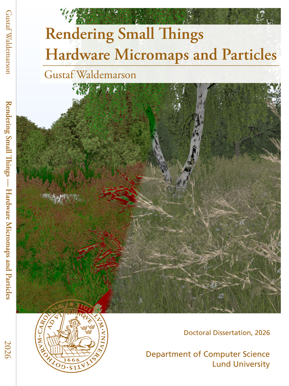 Rendering Small Things, PhD thesis cover