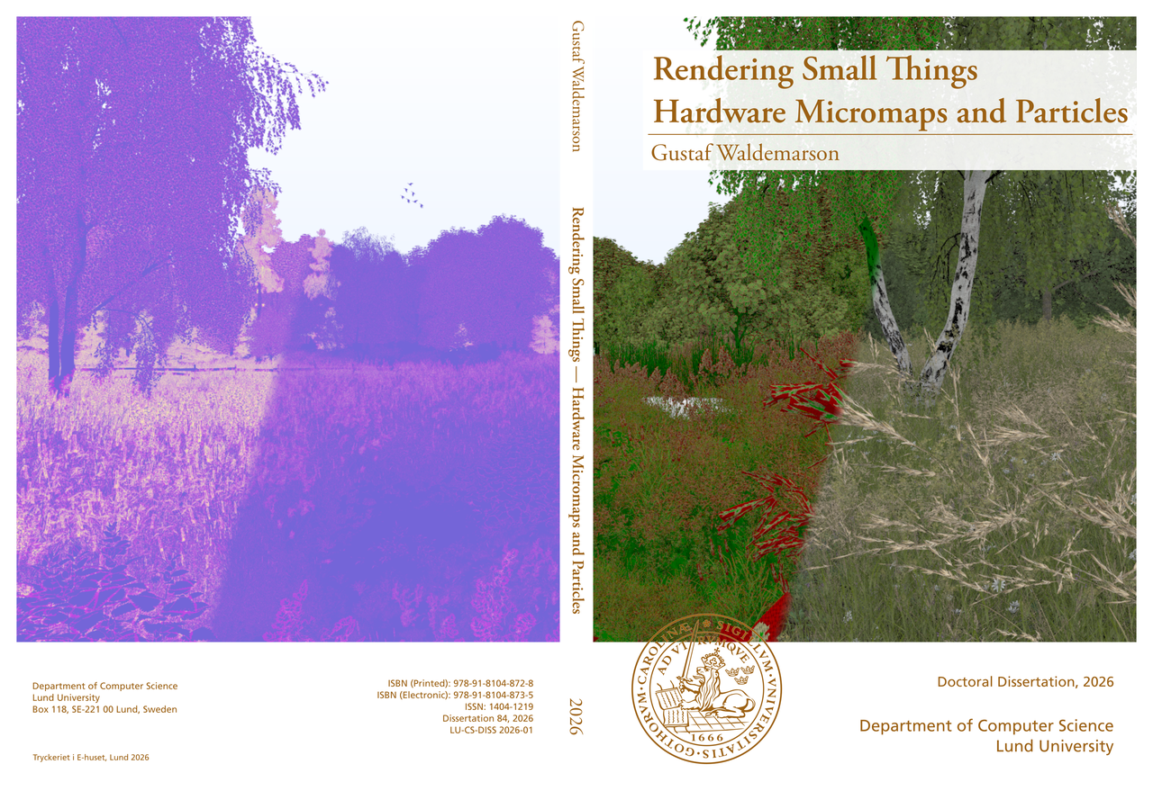Rendering Small Things, PhD thesis cover
